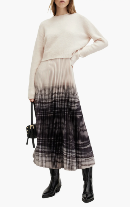 All Saints Celia Sweater & Slipdress Set